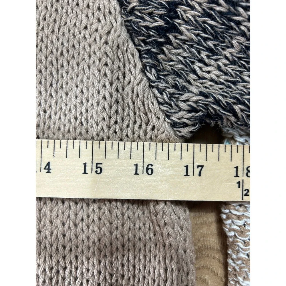 (2) VTG Hand Knit Sweater Womens S Cottage Old Money Pullover Cotton Ramie Linen - Picture 13 of 15